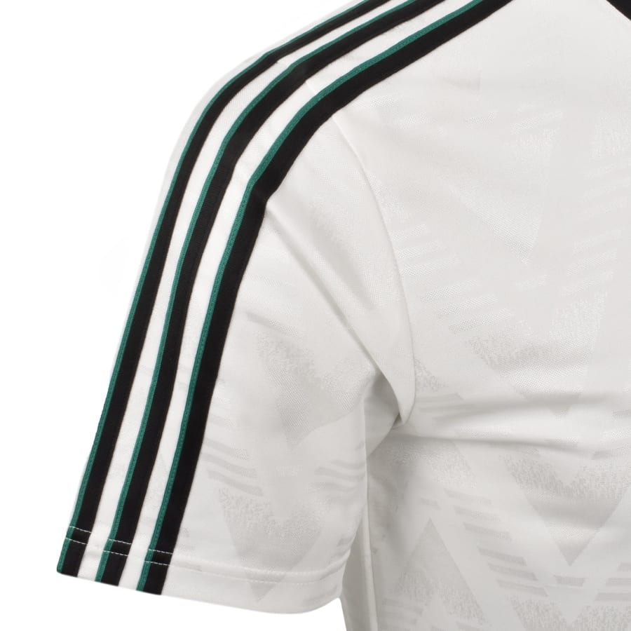 Image number 4 for adidas Originals Jacquard Jersey T Shirt Off White