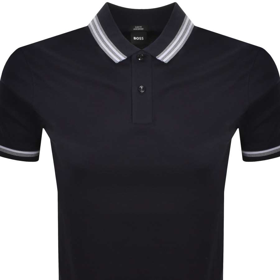 Image number 2 for BOSS H Phillipson 202 Polo T Shirt Navy