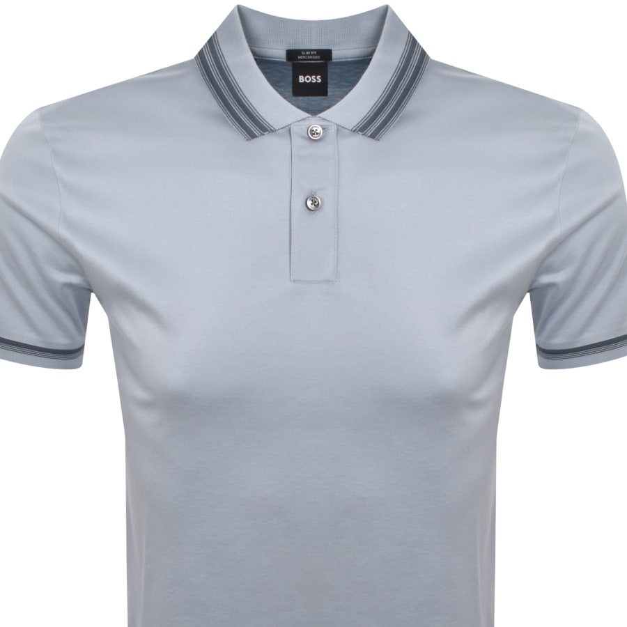 Image number 2 for BOSS H Phillipson 202 Polo T Shirt Blue