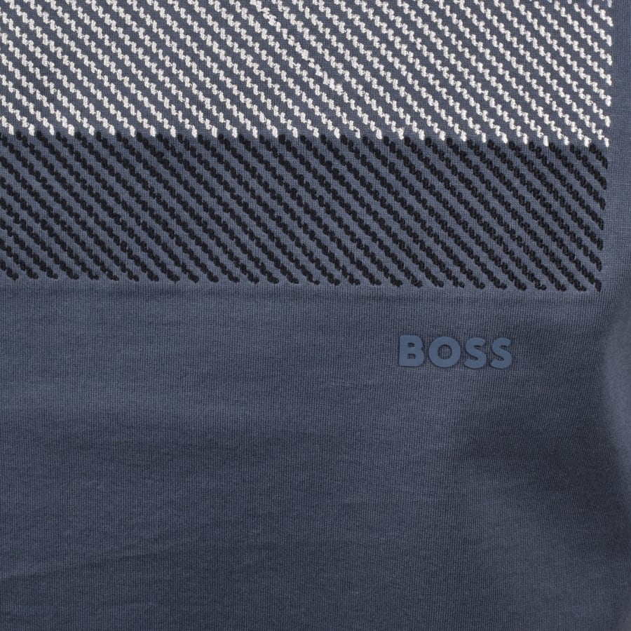 Image number 4 for BOSS C Taut 10 Mercerised T Shirt Blue