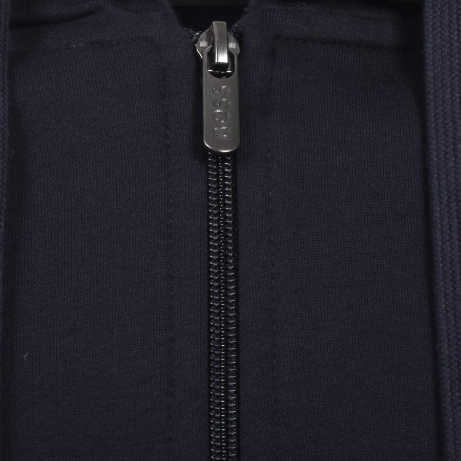Image number 4 for BOSS Authentic Full Zip Hoodie Navy