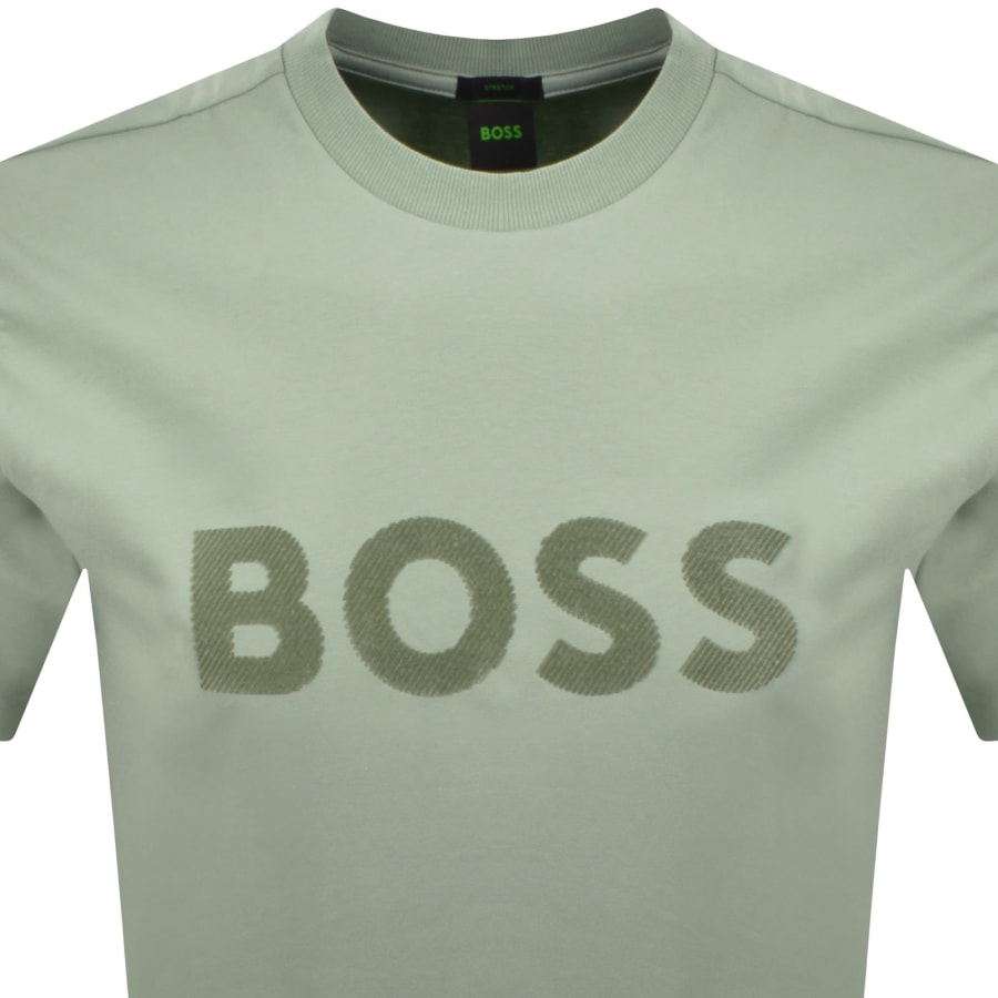 Image number 2 for BOSS Iconic Logo T Shirt Green