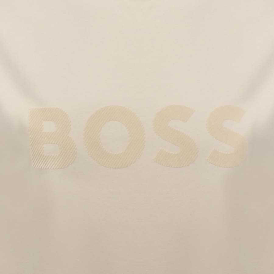 Image number 3 for BOSS Iconic Logo T Shirt Beige