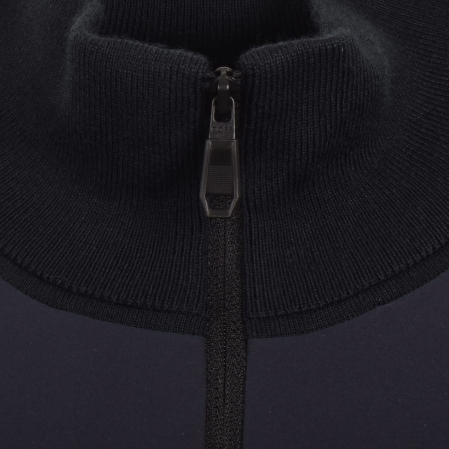 Image number 4 for BOSS Knit Momentum-X Jumper Navy