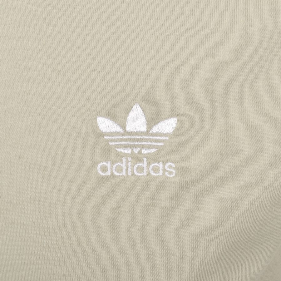Image number 3 for adidas Originals Trefoil T Shirt Beige