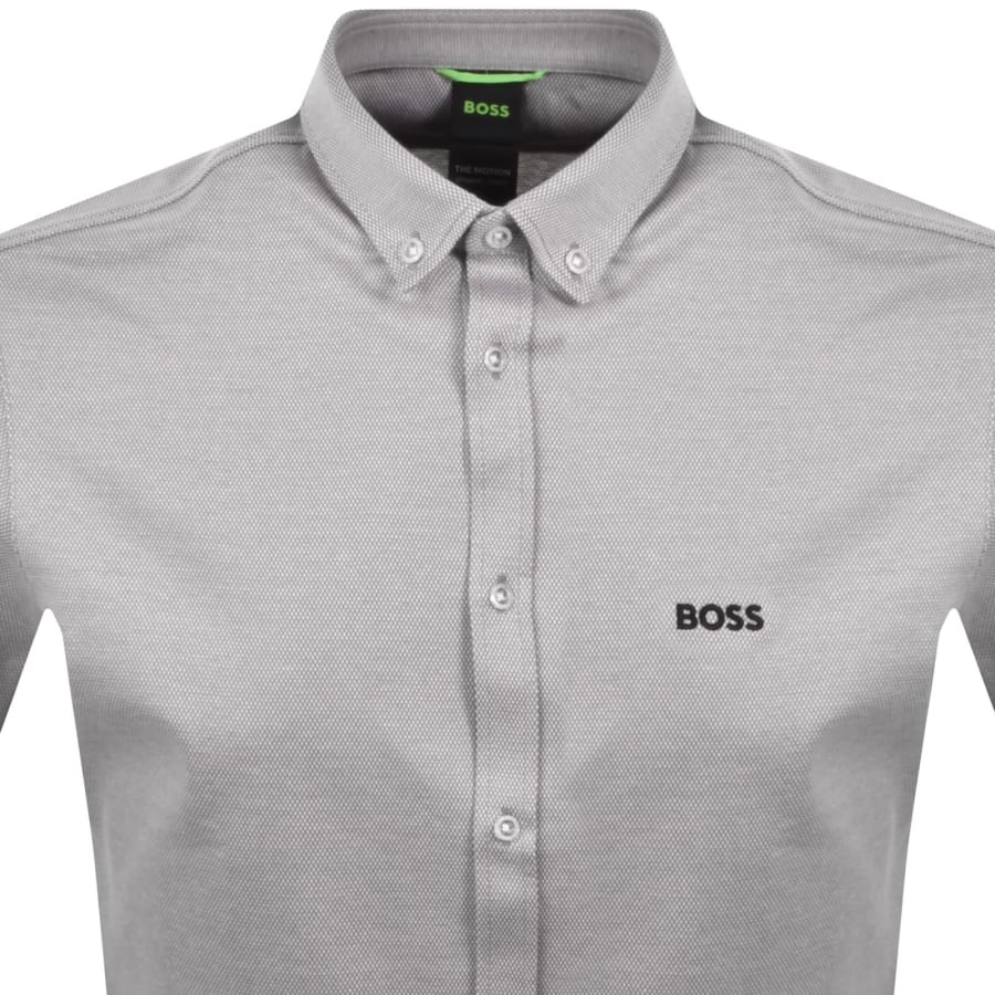 Image number 2 for BOSS ST Motion Short Sleeve Shirt Grey