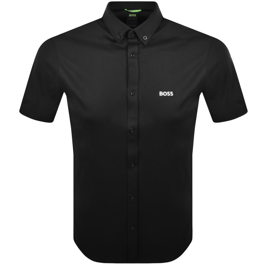 Image number 1 for BOSS ST Motion Short Sleeve Shirt Black