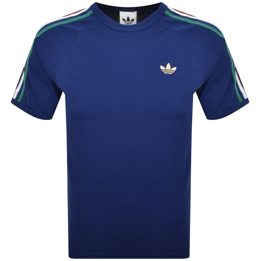 Image number 1 for adidas Originals 3 Stripes T Shirt Blue