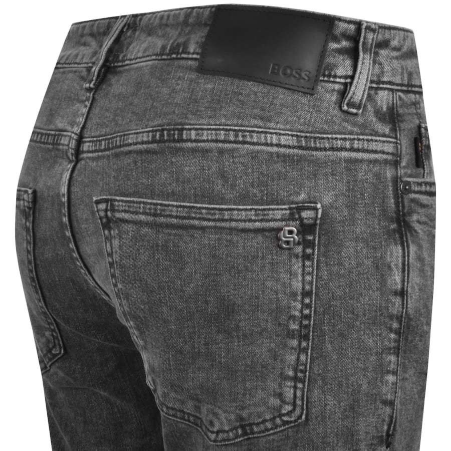 Image number 4 for BOSS Delaware Slim Fit Jeans Grey