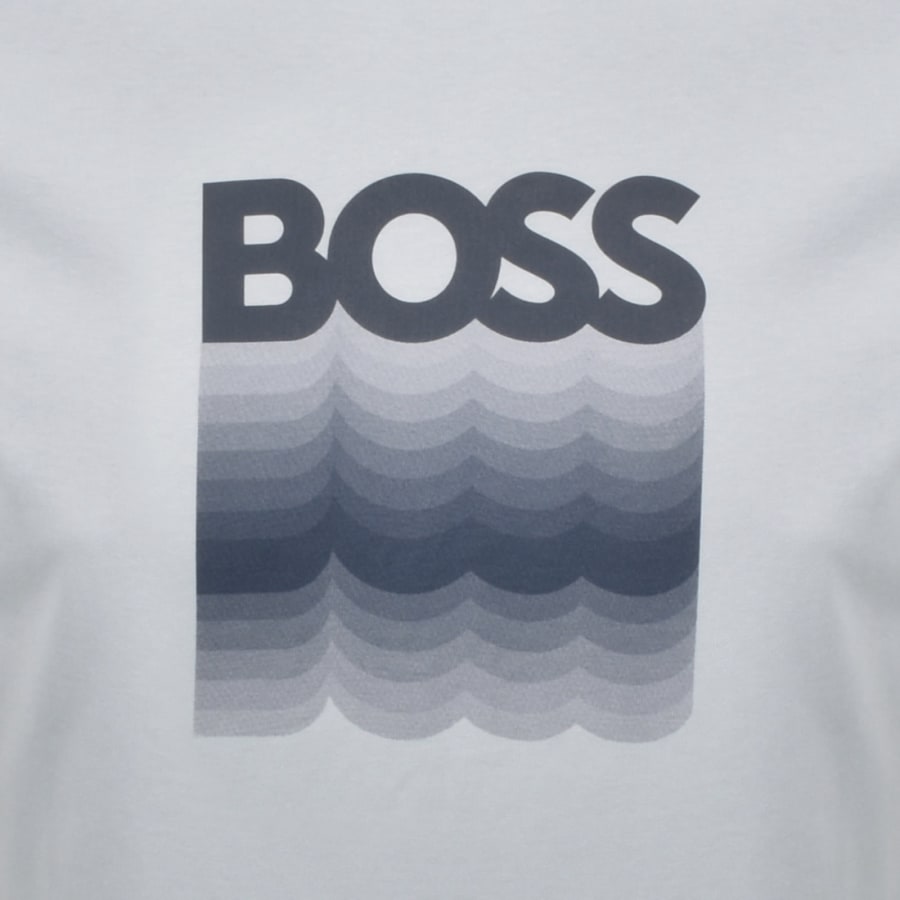 Image number 3 for BOSS Insignia T Shirt Light Grey