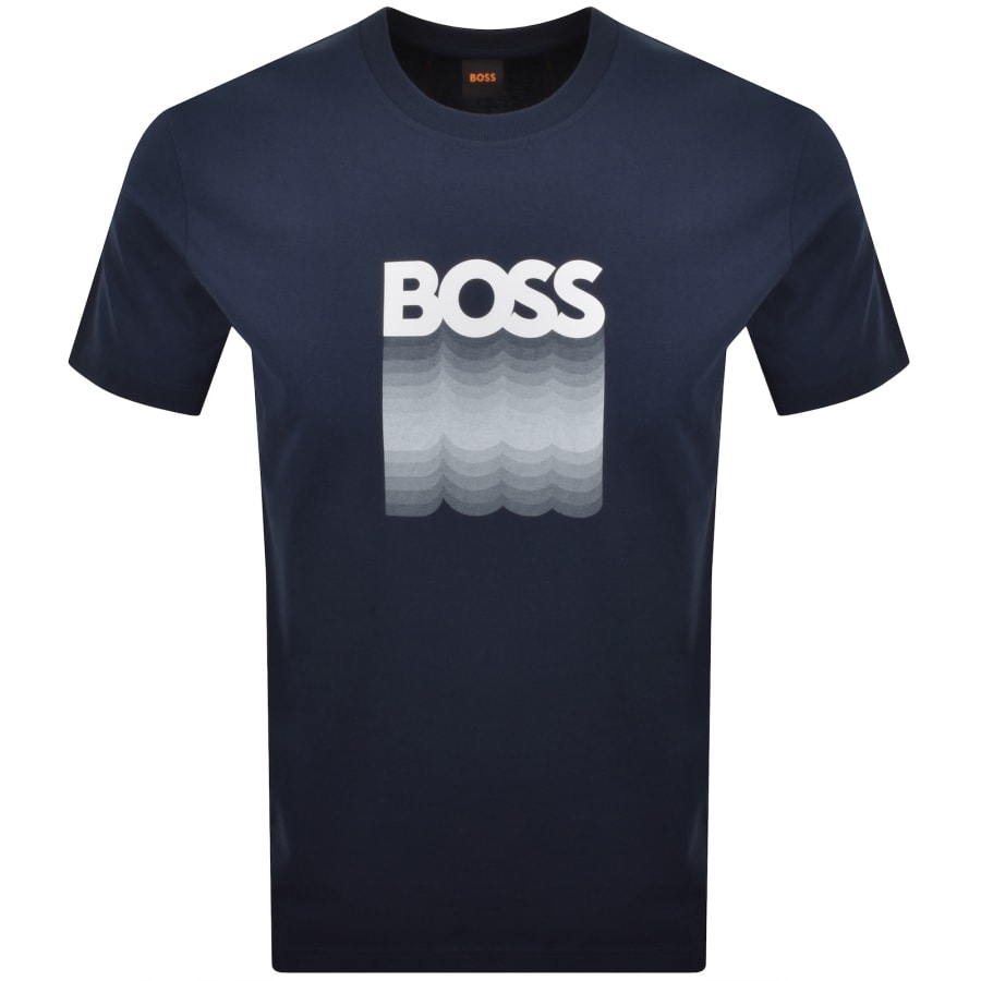 Image number 1 for BOSS Insignia T Shirt Dark Blue