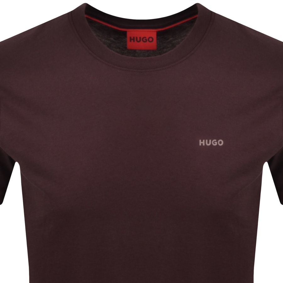 Image number 2 for HUGO Dero222 T Shirt Purple
