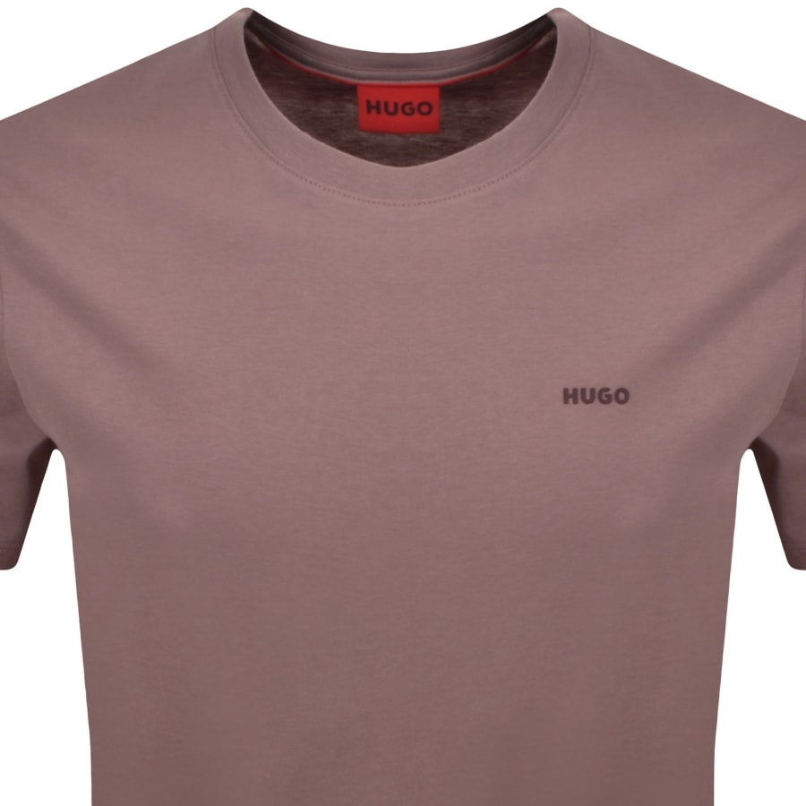 Image number 2 for HUGO Dero222 T Shirt Light Purple