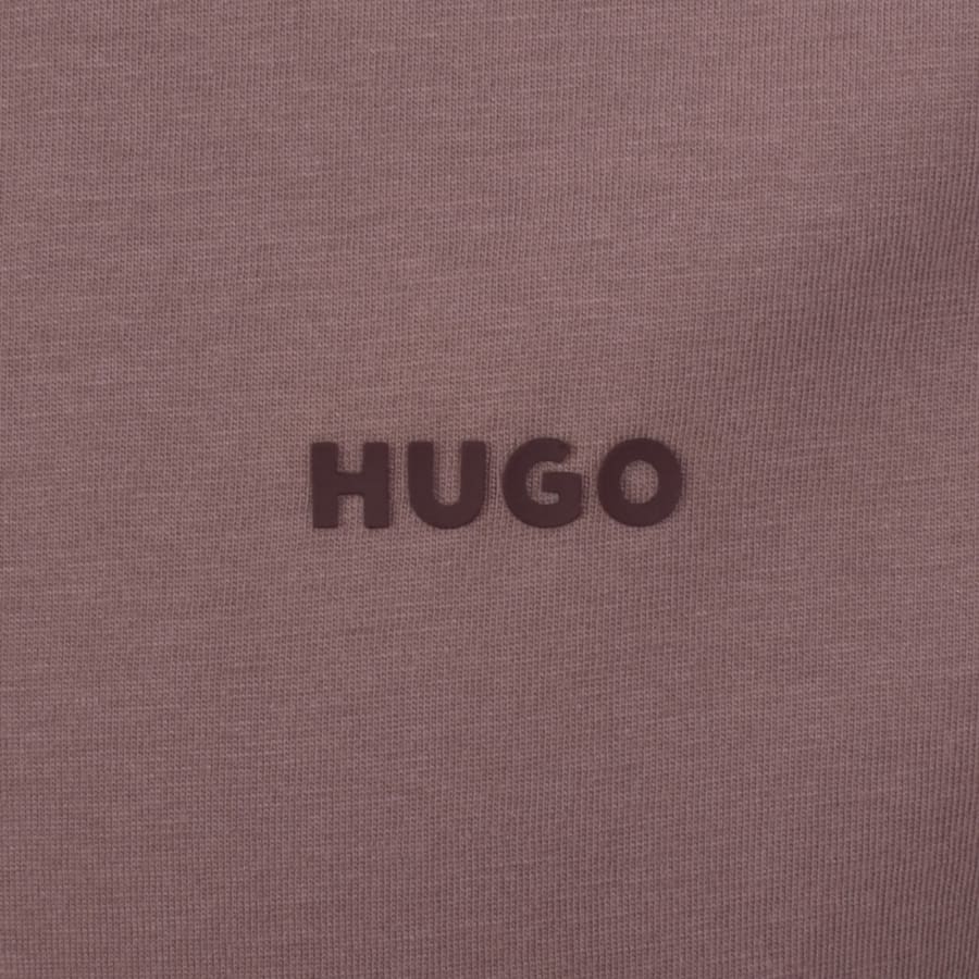 Image number 3 for HUGO Dero222 T Shirt Light Purple