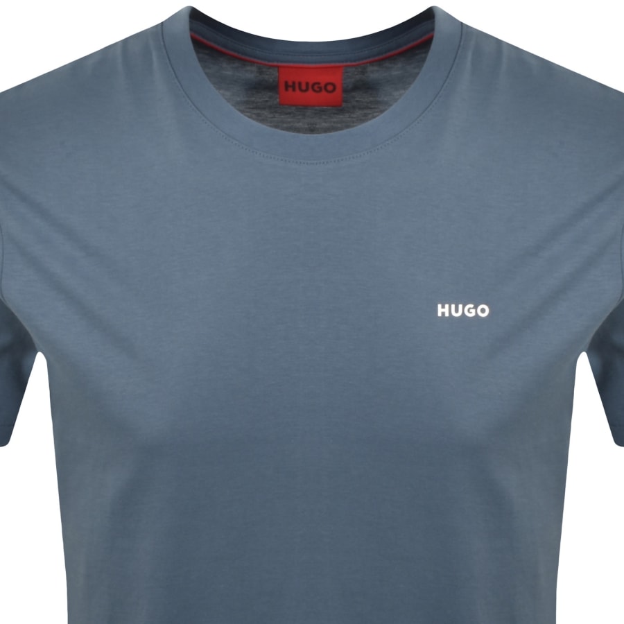 Image number 2 for HUGO Dero222 T Shirt Blue