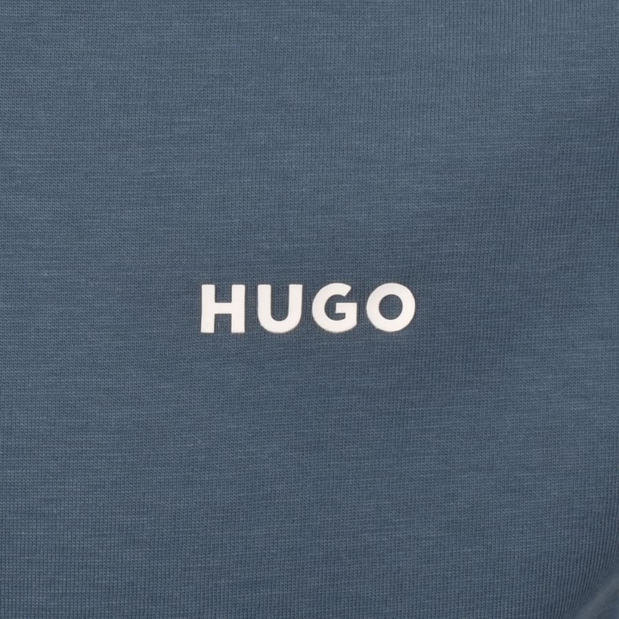 Image number 3 for HUGO Dero222 T Shirt Blue