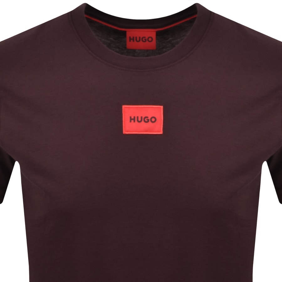 Image number 2 for HUGO Diragolino212 T Shirt Purple