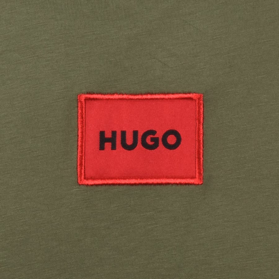 Image number 3 for HUGO Diragolino212 T Shirt Green
