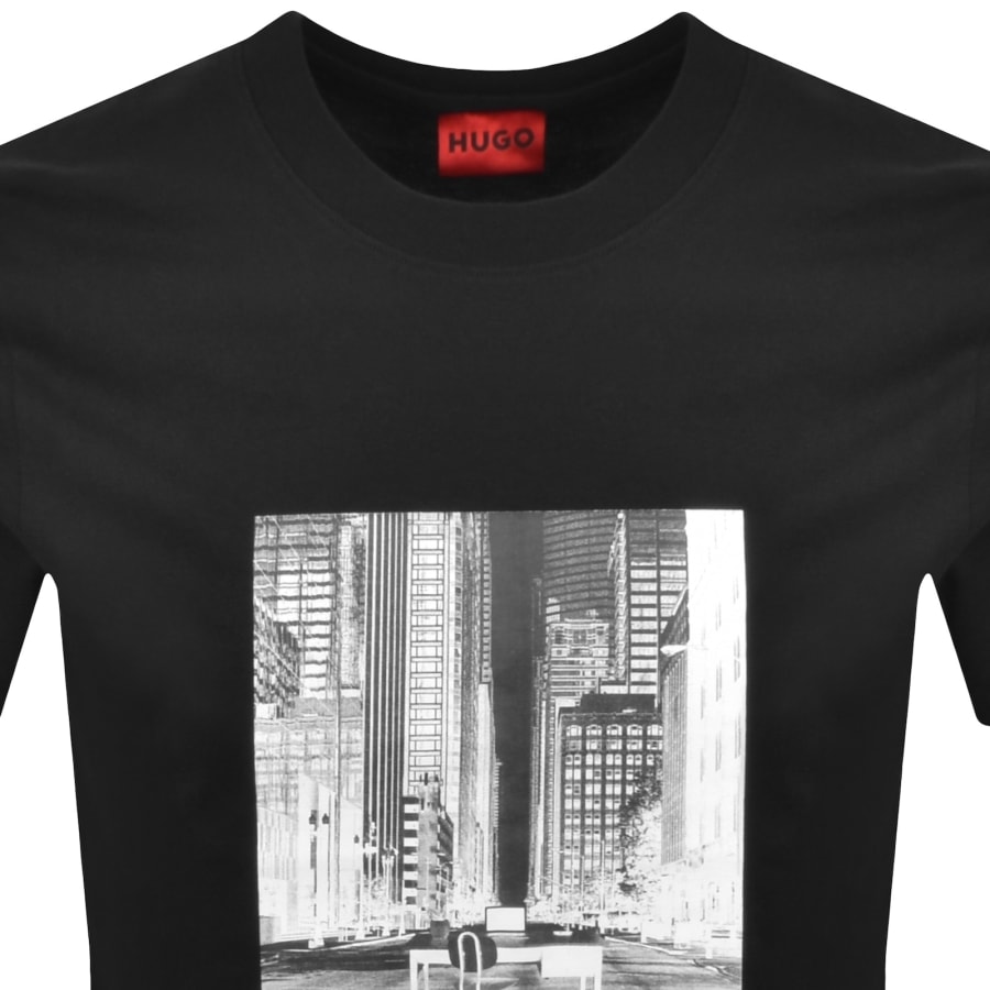 Image number 2 for HUGO Deyss T Shirt Black