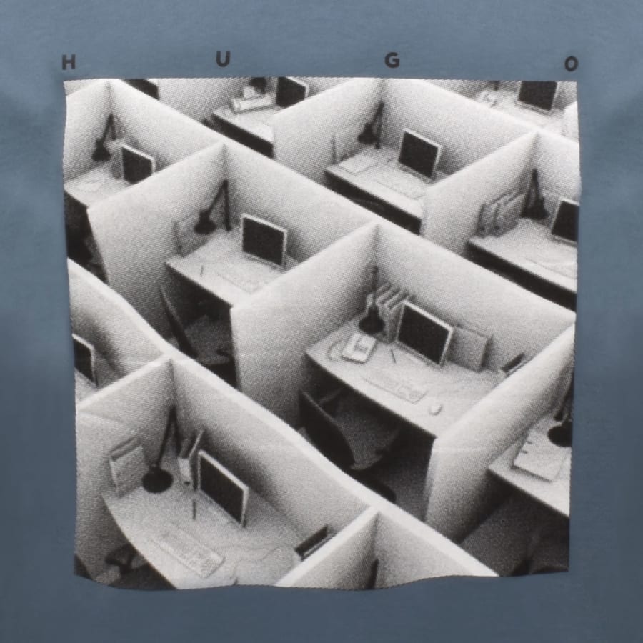 Image number 3 for HUGO Dodger T Shirt Blue