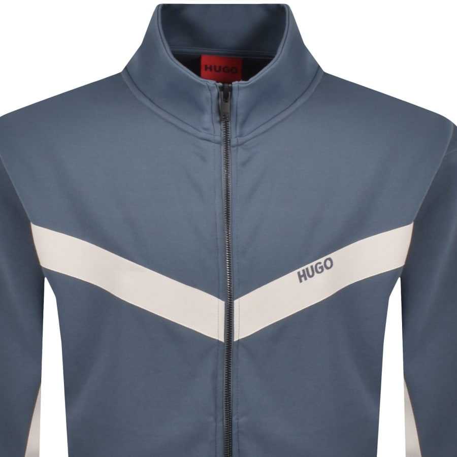 Image number 2 for HUGO Darti Full Zip Sweatshirt Blue