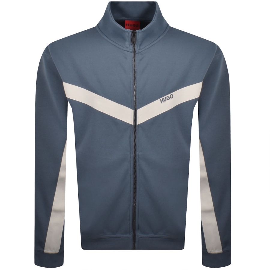 Image number 1 for HUGO Darti Full Zip Sweatshirt Blue