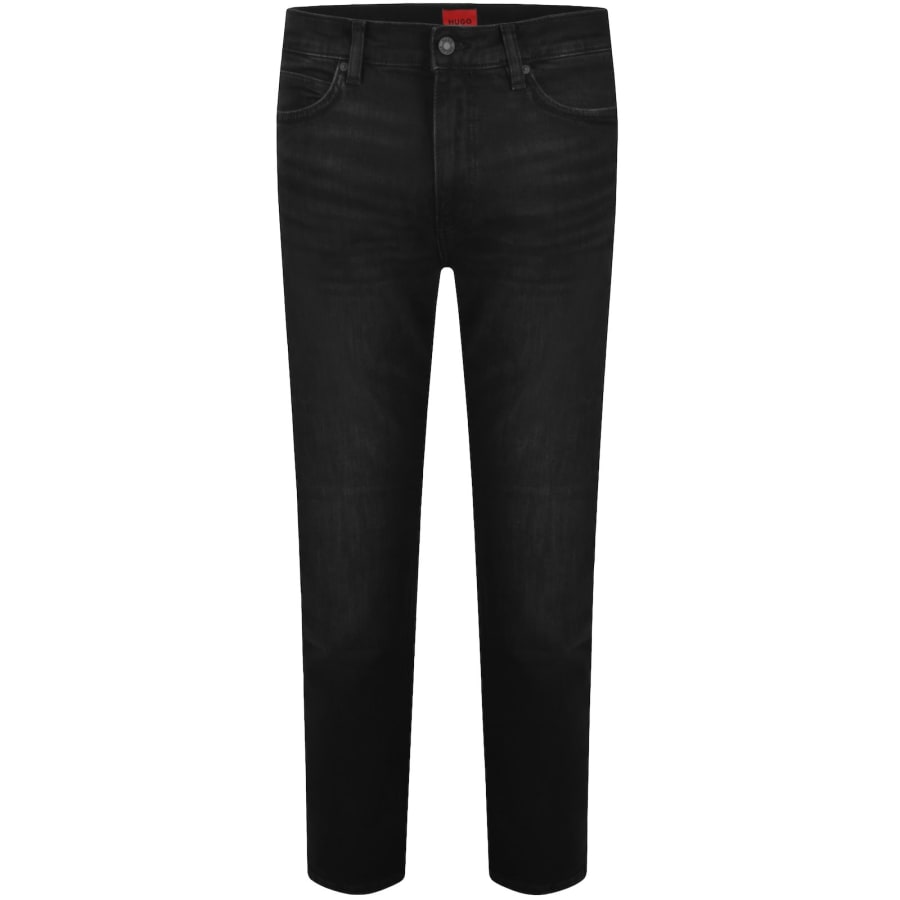 Image number 2 for HUGO 708 Slim Jeans Black
