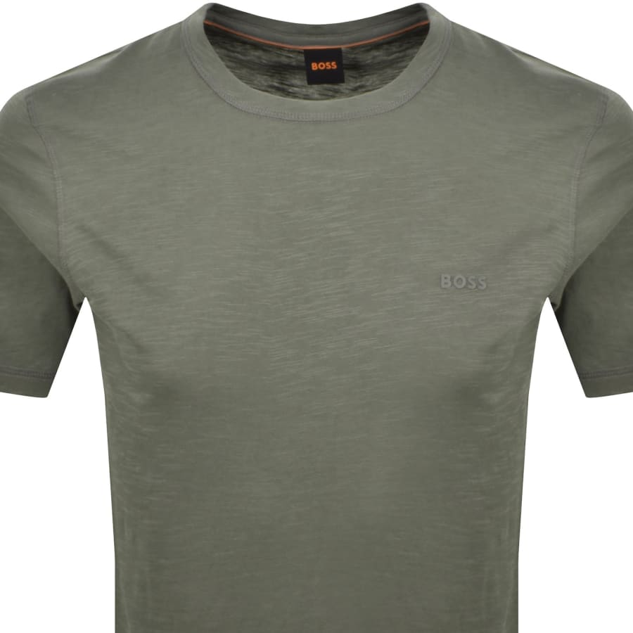 Image number 2 for BOSS Tegood T Shirt Grey