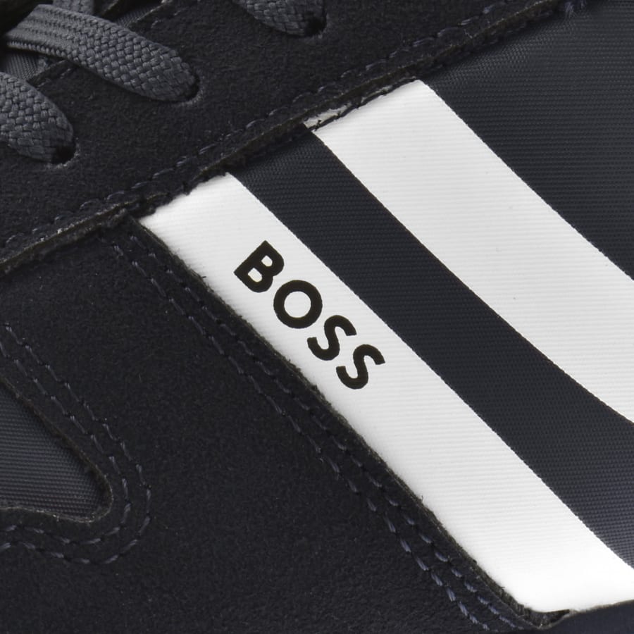Image number 4 for BOSS Levon Runner Trainers Dark Blue