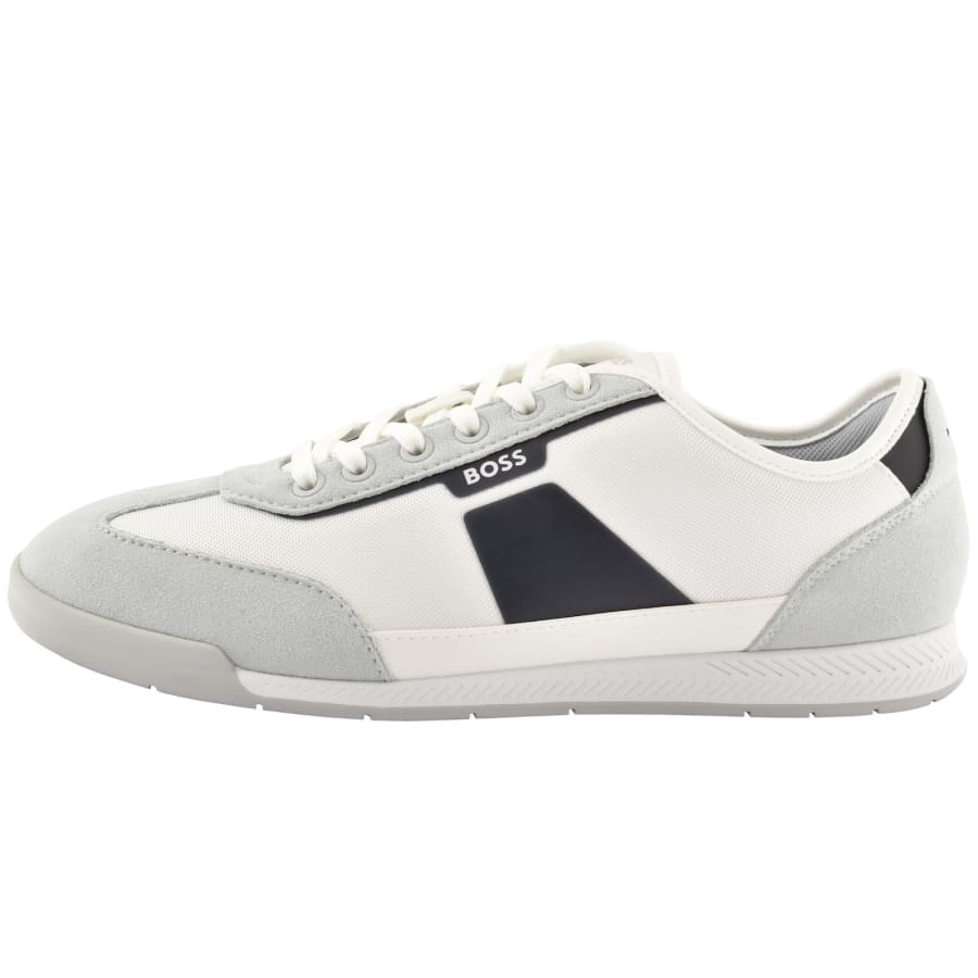 Image number 1 for BOSS Nitan Trainers Open White