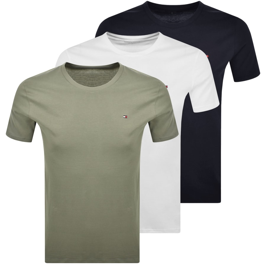 Image number 1 for Tommy Hilfiger 3 Pack T Shirts