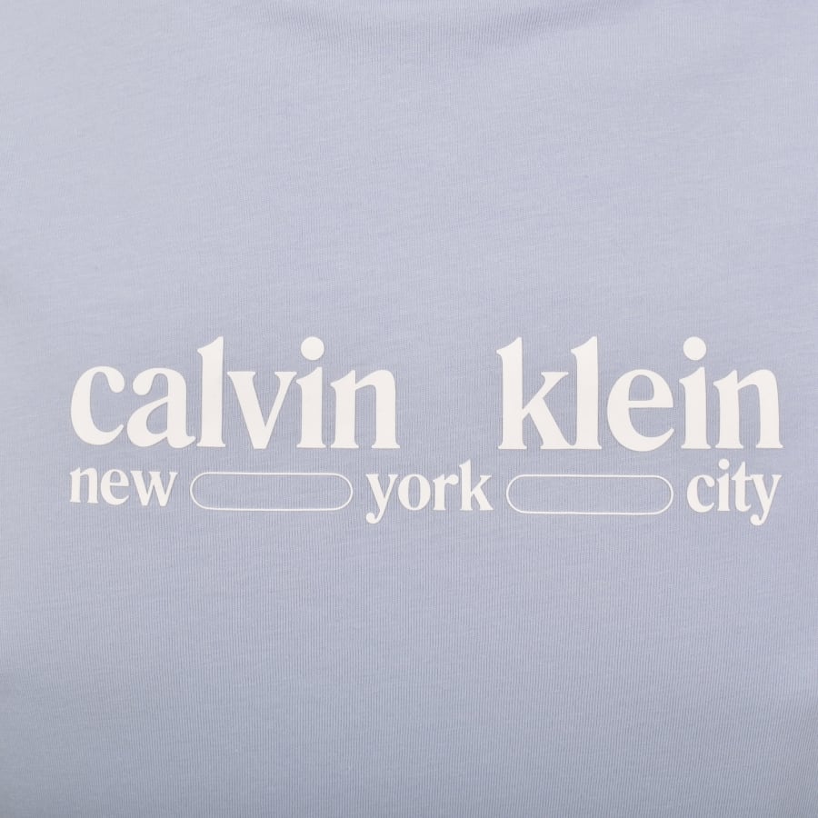 Image number 3 for Calvin Klein Jeans Graphic T Shirt Blue