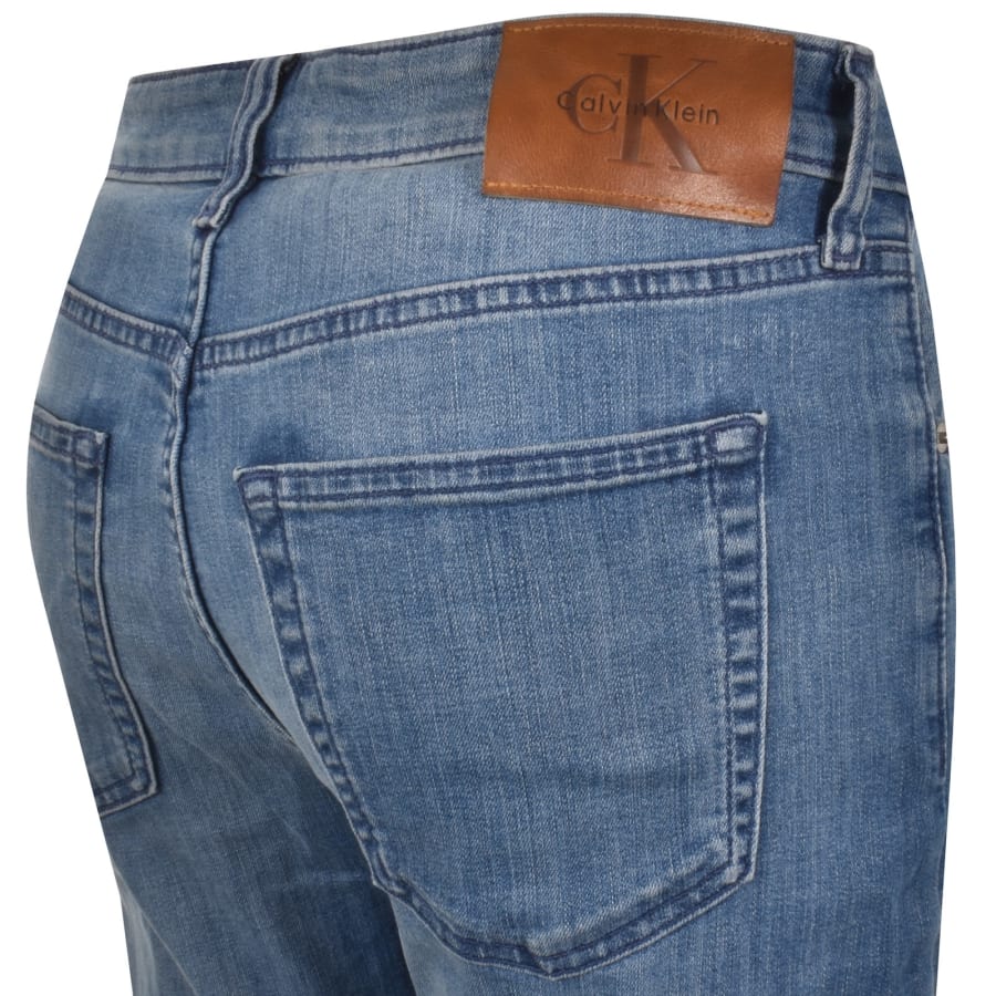 Image number 4 for Calvin Klein Jeans Slim Taper Fit Jeans Blue