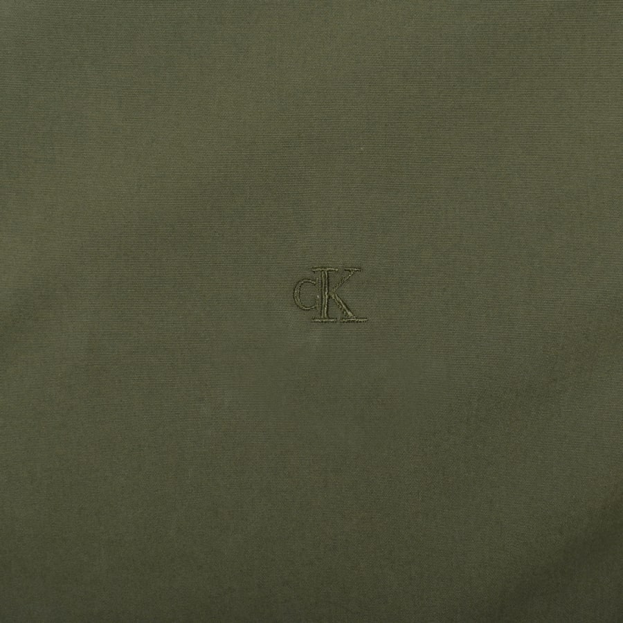 Image number 3 for Calvin Klein Slim Fit Solid Shirt Green