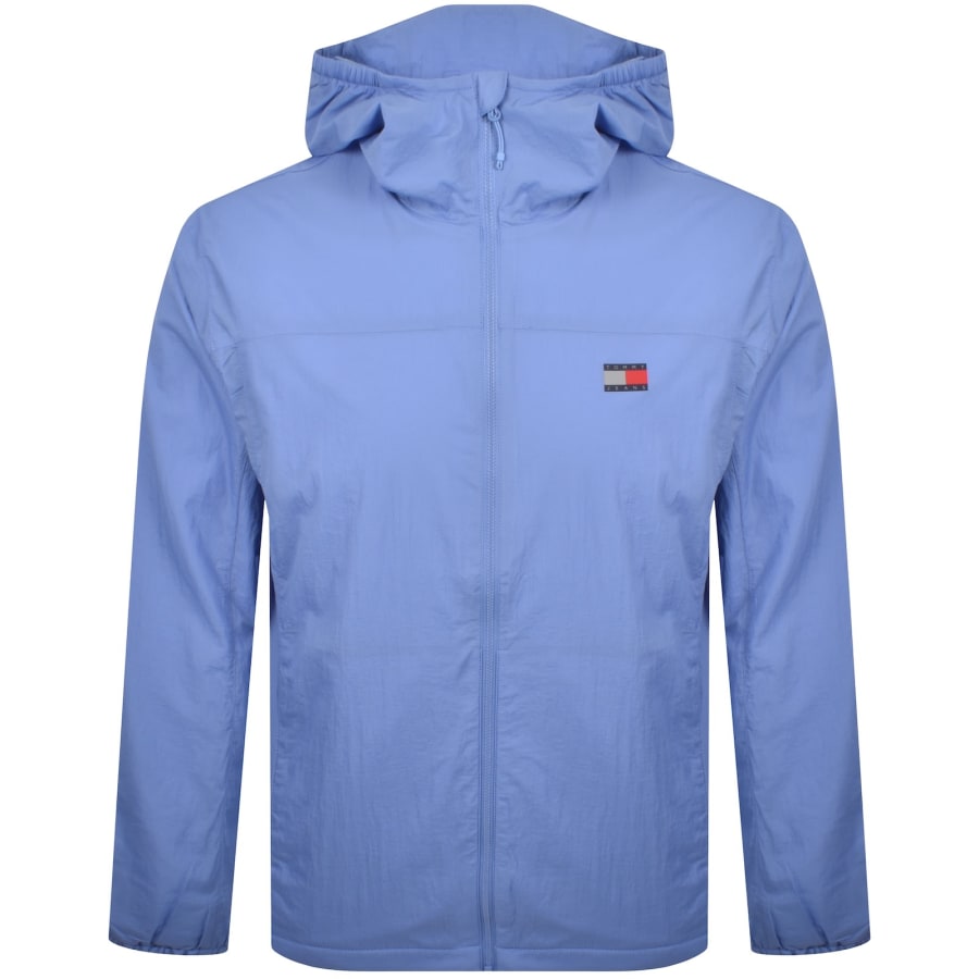 Image number 1 for Tommy Jeans Chicago Fleece Lined Jacket Blue