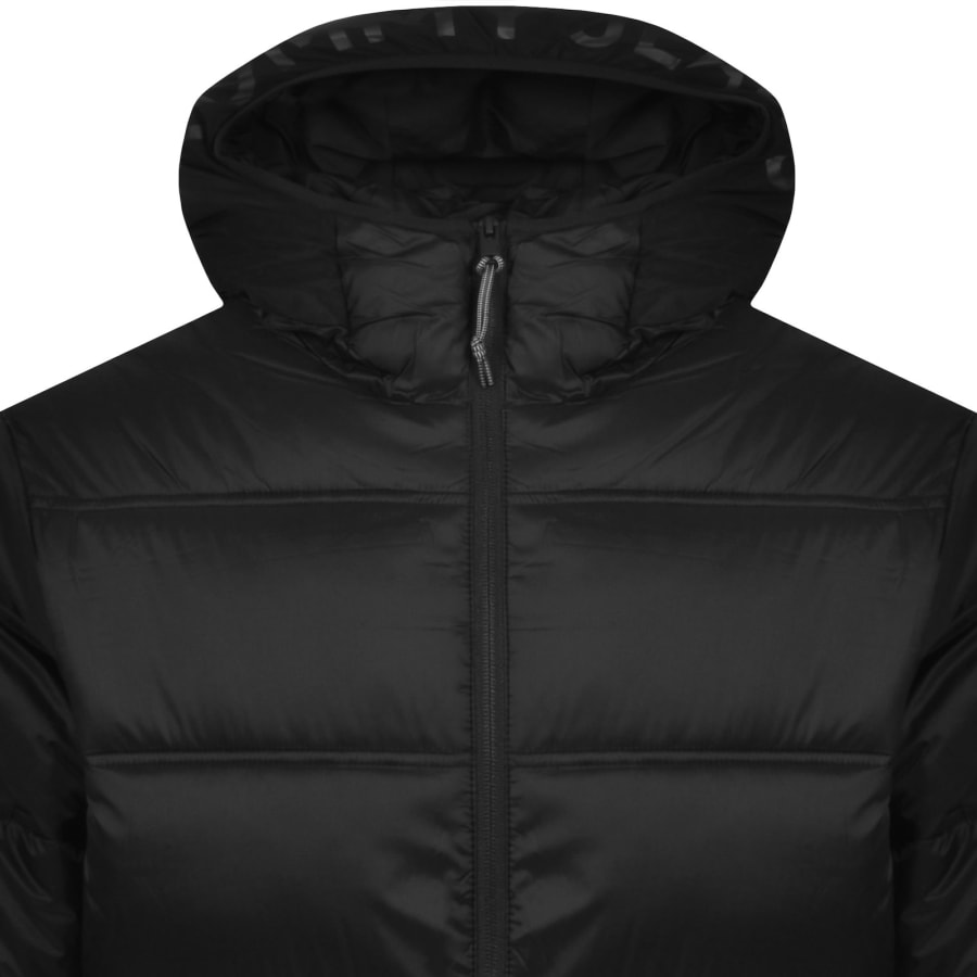 Image number 2 for Tommy Jeans Logo Puffer Jacket Black