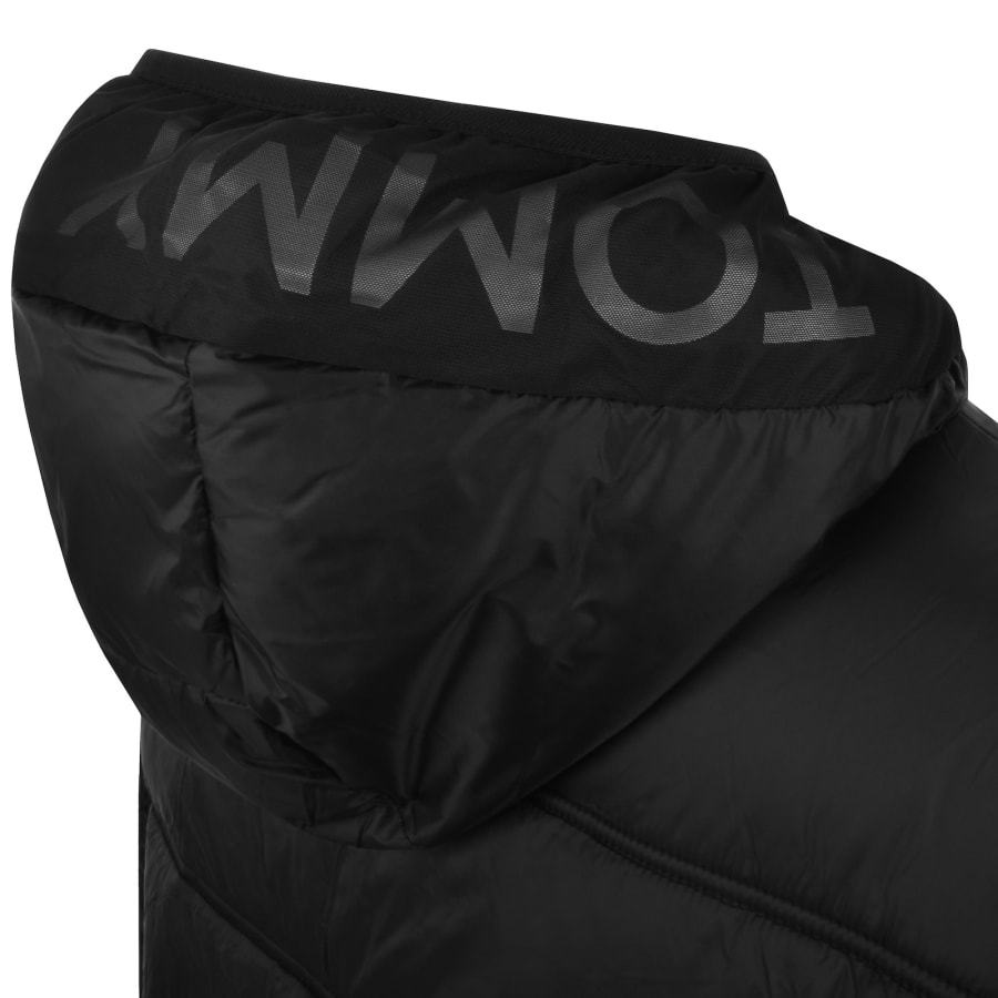 Image number 5 for Tommy Jeans Logo Puffer Jacket Black