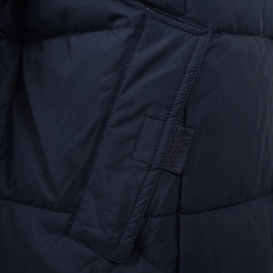 Image number 3 for Tommy Jeans DNA Collar Puffer Jacket Navy