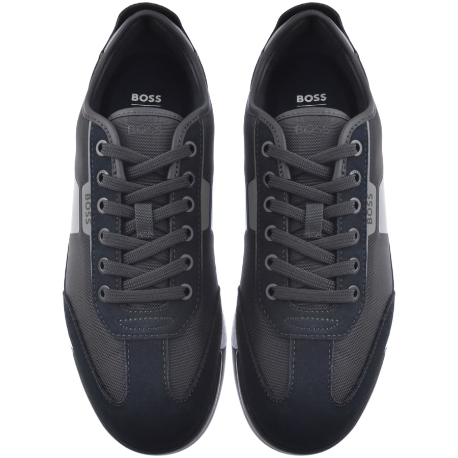 Image number 3 for BOSS Nitan Trainers Open Blue