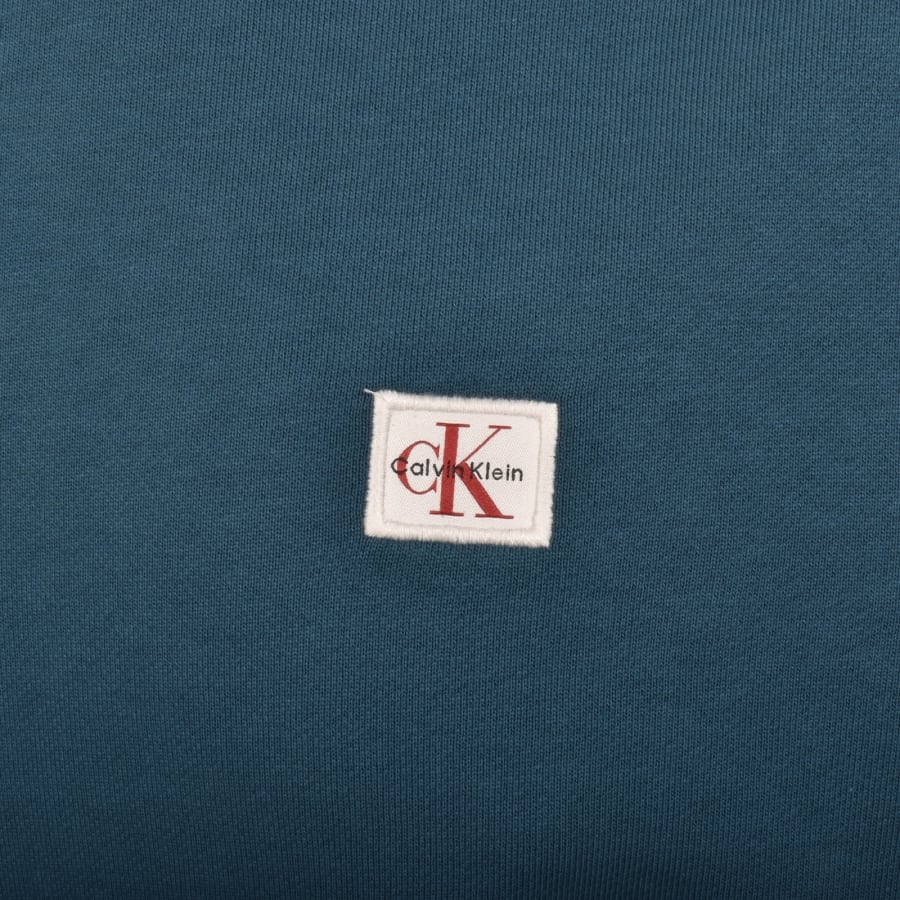 Image number 3 for Calvin Klein Jeans Terry Sweatshirt Blue