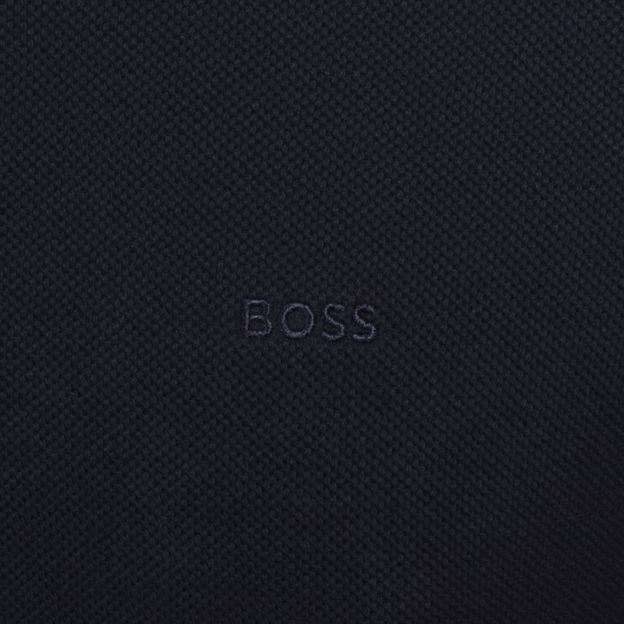 Image number 3 for BOSS Jersey Slim Fit Shirt Navy