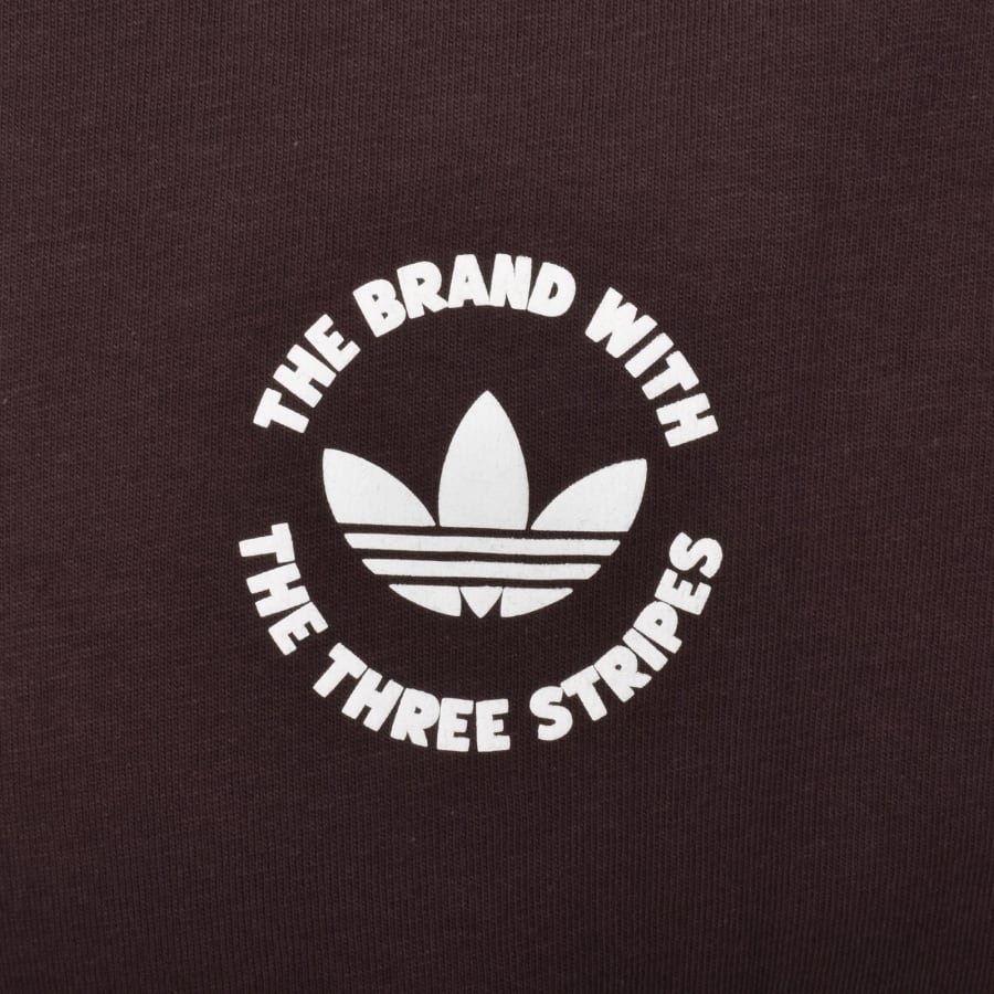 Image number 4 for adidas Originals Camel Treffy T Shirt Brown