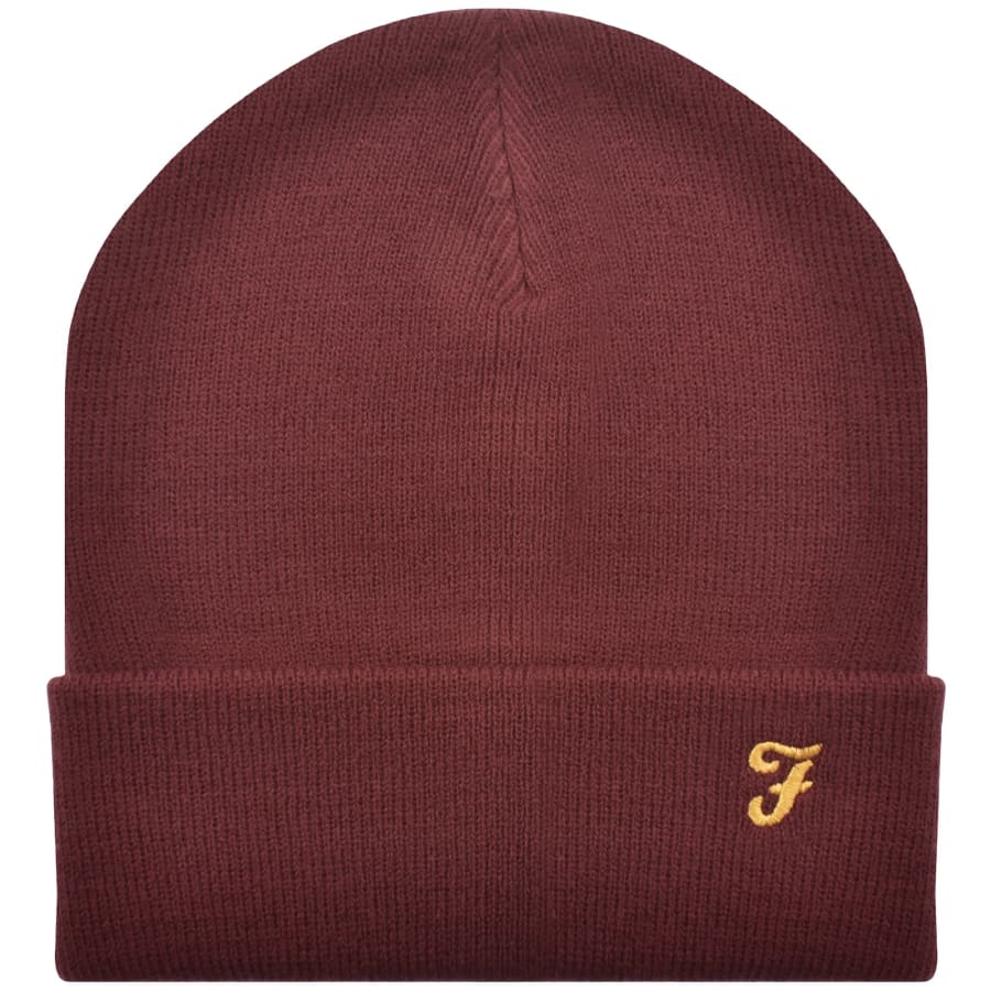 Image number 1 for Farah Denali Beanie Burgundy