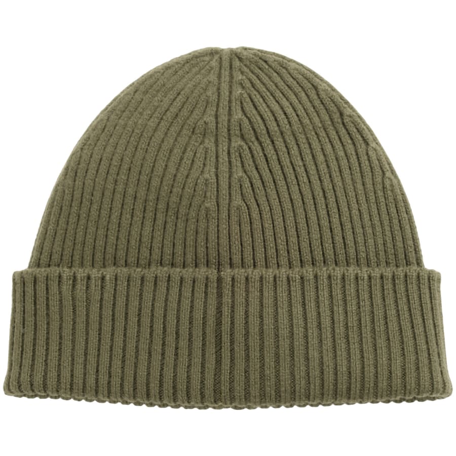 Image number 2 for HUGO Xola Wool Beanie Green