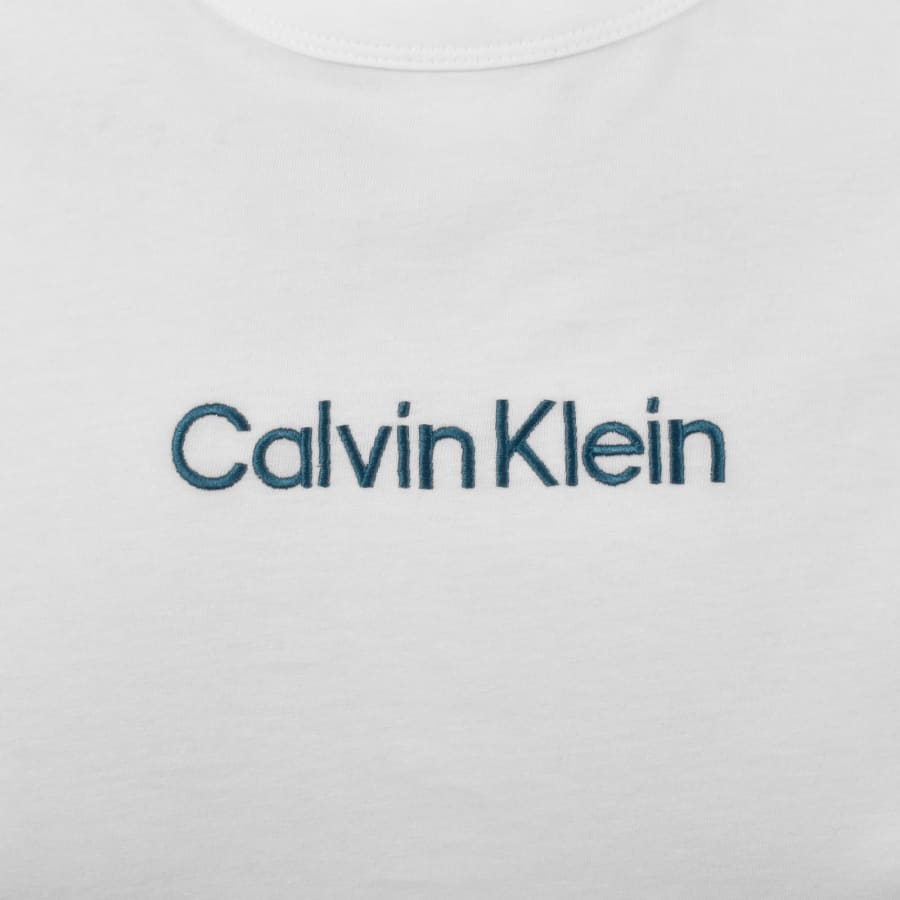 Image number 3 for Calvin Klein Lounge Crew Neck T Shirt White