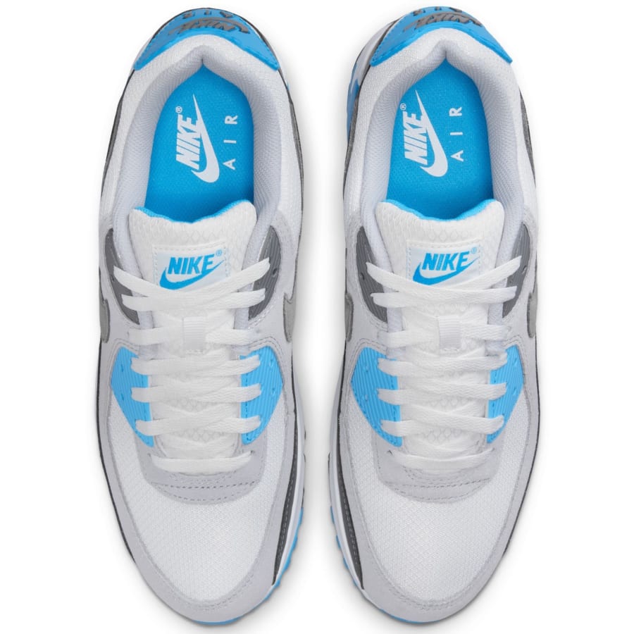Image number 3 for Nike Air Max 90 Trainers White