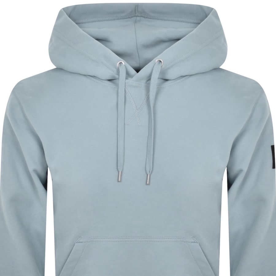Image number 3 for Calvin Klein Jeans Badge Hoodie Blue