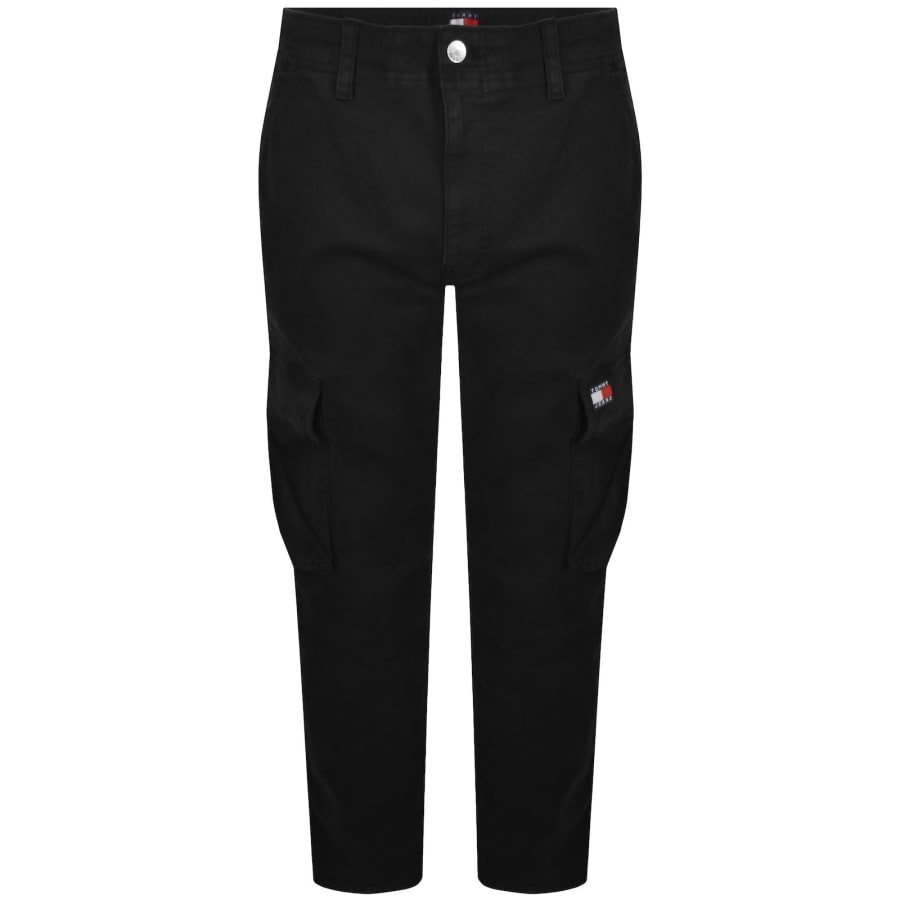 Image number 1 for Tommy Jeans Otis Canvas Cargo Trousers Black