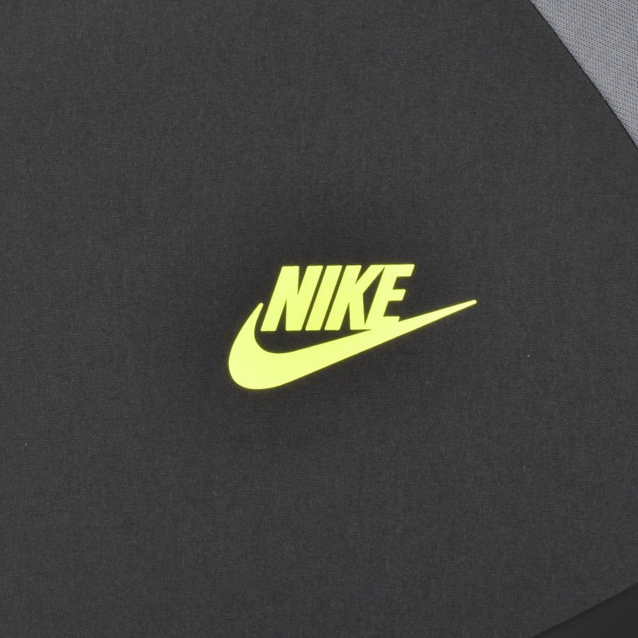 Image number 3 for Nike Fleece Windrunner Hoodie Grey