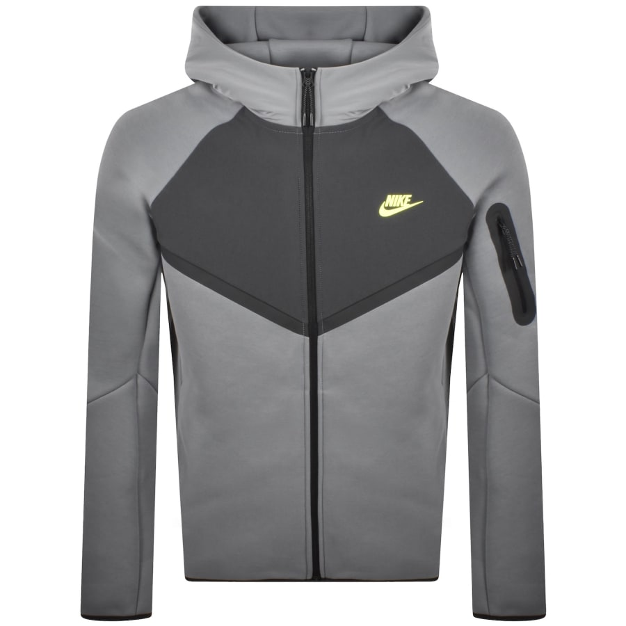 Image number 1 for Nike Fleece Windrunner Hoodie Grey